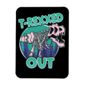 T-Rexxed Uit Dinosaur Magneet (Verticaal)