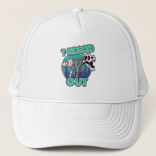 T-Rexxed Uit Dinosaur Trucker Pet (Voorkant)