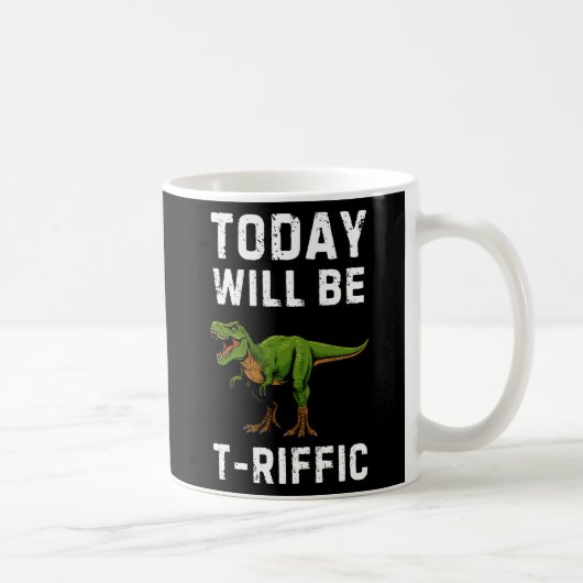 T-Riffic Day Mok - Grappige T-Rex Koffiemok (Rechts)