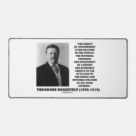T. Roosevelt Object Government Welfare of People Bureaumat