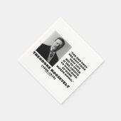 T. Roosevelt Prijs Kans hard werken doen Servet (Hoek)