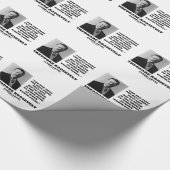 T. Roosevelt Prize Chance Work Hard Work Doing Cadeaupapier (Hoek)