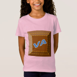 T-roze jersey-shirt, dwergmeisjes CHOCOLAT VIRGINI T-shirt