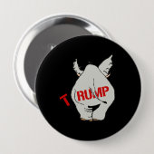 T-RUMP - Trump Elephant - Ronde Button 4,0 Cm (Voorkant /achterkant)