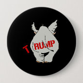 T-RUMP - Trump Elephant - Ronde Button 4,0 Cm (Voorkant)