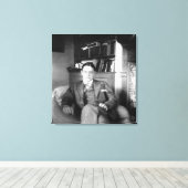 T.S. Eliot Canvas Afdruk (Insitu (Houten vloer))