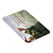 T.S. Eliot Inspirerend Quote "Hoe ver" Flexibel Magneet (Rechterzijde)