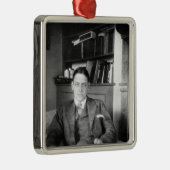 T.S. Eliot Metalen Ornament (Rechts)