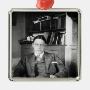 T.S. Eliot Metalen Ornament