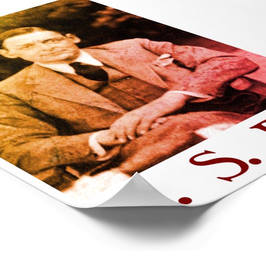T. S. Eliot Poster (Hoek)