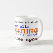 T.S. Eliot public domain Prufrock poetry Koffiemok (Voorkant rechts)