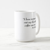 T.S. Eliot quote Koffiemok (Voorkant rechts)