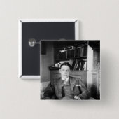 T.S. Eliot Vierkante Button 5,1 Cm (Voorkant /achterkant)