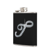 T Script "Diamond Bling"-fles Heupfles (Links)