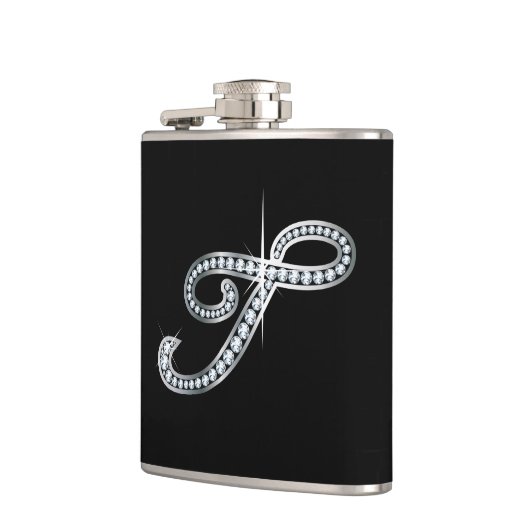 T Script "Diamond Bling"-fles Heupfles (Links)