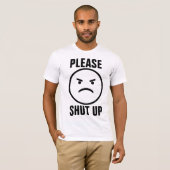 T-SHIRS OPSCHUDDEN (STOP TALKING) T-SHIRT (Voorkant volledig)