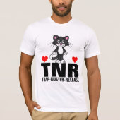 T-SHIRS VOOR TNR CAT-TRAP NUETER RELEASE T-SHIRT (Voorkant)