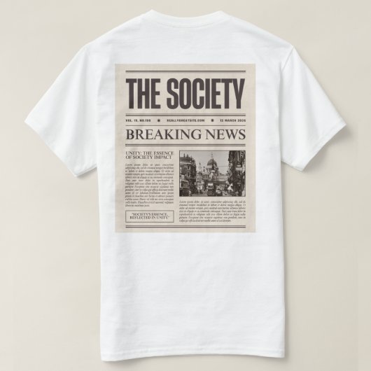 T-SHIRT (Design achterkant)