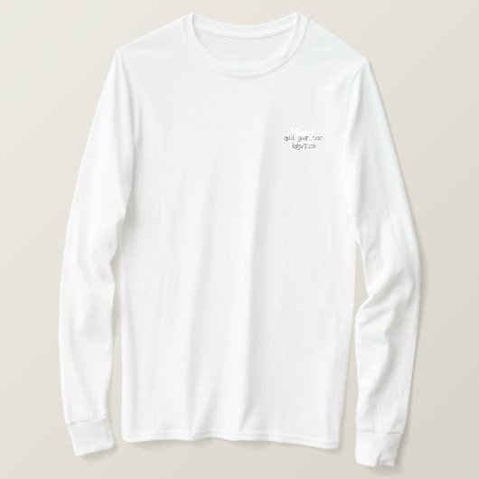 T-shirt (Design voorkant)