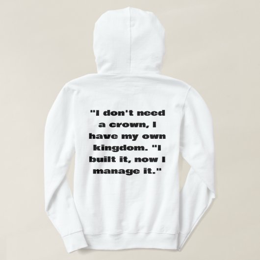 T-shirt (Design achterkant)