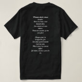 T-shirt (Design achterkant)