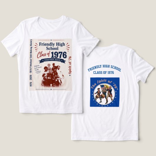 T-shirt (Ontwerp Voorkant & Achterkant)