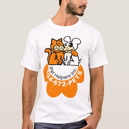 T-Shirt1 van Pet Helper T-shirt (Voorkant)