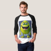 T-Shirt3D Realistische Pixar-Style Emoji met een h T-shirt (Voorkant volledig)