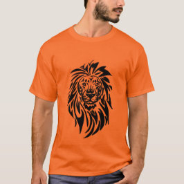 T-shirt 002 - Lion - Sinaasappel
