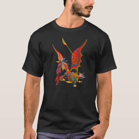 T-Shirt 009 - Red Dragon (Voorkant)