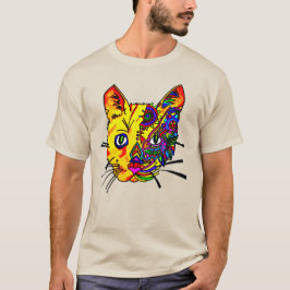 T-Shirt 053 - Catface met tattoo