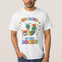 T-shirt 100 dagen in de boeken