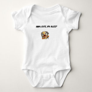 T-shirt 100% Schattige, 0% Slaap