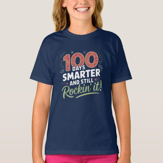 T-shirt 100ste schooldag (Voorkant)