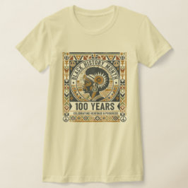 T-shirt 100ste verjaardag van de Maand van de Zwar
