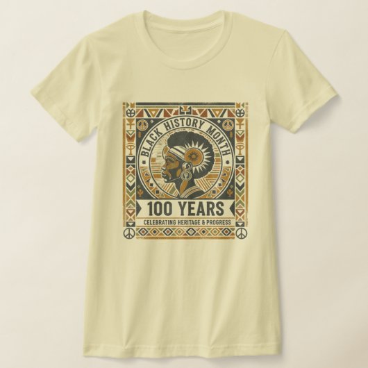 T-shirt 100ste verjaardag van de Maand van de Zwar (Laagn)