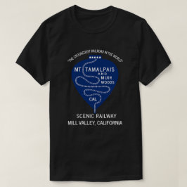 T-shirt 1911 Crookedest Railroad Mt Tamalpais