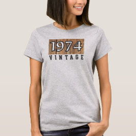 T-shirt 1974 Geboortejaar