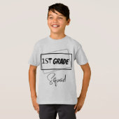 T-Shirt 1e klas squad box - terug naar school (Voorkant volledig)