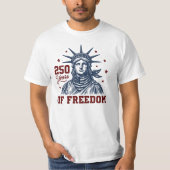 T-shirt 250 Jaar Vrijheid (Voorkant)