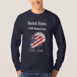 T-shirt 250ste verjaardag VS