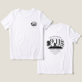 T-shirt 25-jarig jubileum/Nooit vergeten