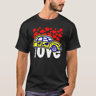 T-shirt 2CV-hart