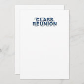 T-SHIRT 35e klas reünie Kaart (Voorkant / Achterkant)