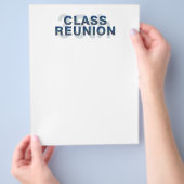 T-SHIRT 35e klas reunion Flyer (Hand)