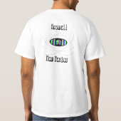 T-shirt 3 Vreemde ruimtespiraalvormige UFO-waarnem (Achterkant)