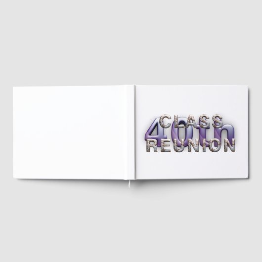 T-SHIRT 40e klas reünie Gastenboek (Volledig)