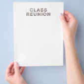 T-SHIRT 45e klas reunion Flyer (Hand)