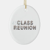 T-SHIRT 45e klas reunion Keramisch Ornament (Rechts)