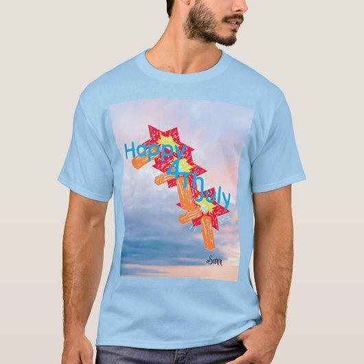 T-shirt ; 4 JULI (Voorkant)